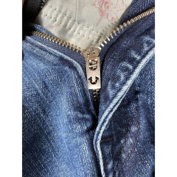 True Religion Devin Loose Straight Jeans Men’s Size 36X26 Medium Wash - Picture 7 of 14